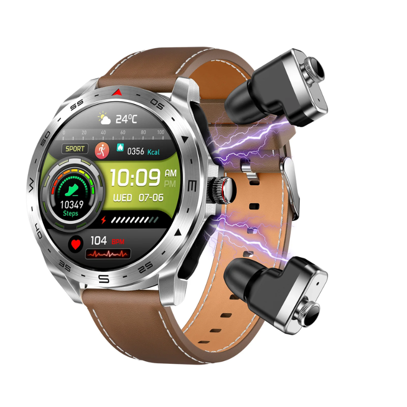 2-in-1 Smart Watch - Earphones FusionFone