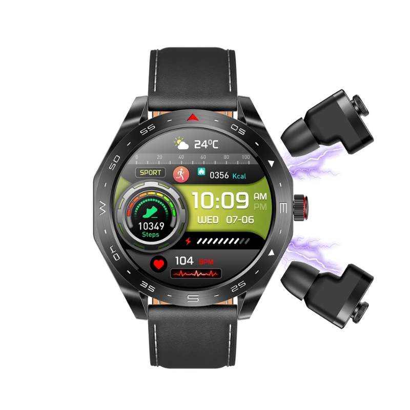 2-in-1 Smart Watch - Earphones FusionFone