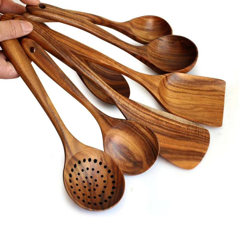 Cooking Utensil - Natural Teakwood