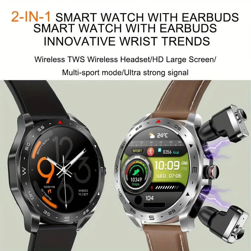 2-in-1 Smart Watch - Earphones FusionFone