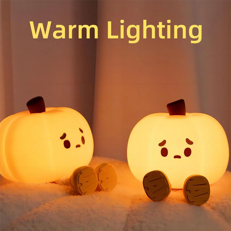 Silicone Lamp - Pumpkin Glow