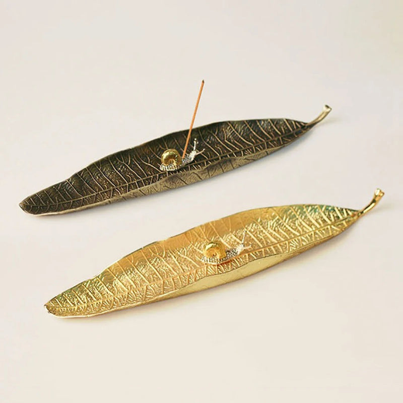 Incense Holder & Ash Catcher - Long Leafs