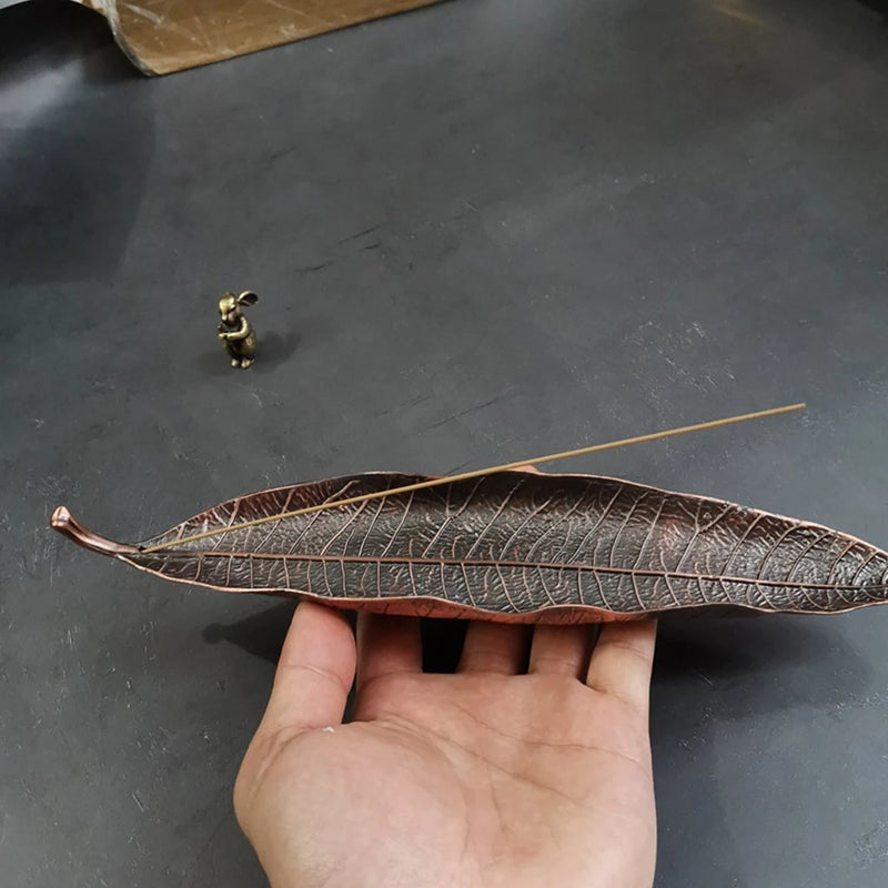 Incense Holder & Ash Catcher - Long Leafs