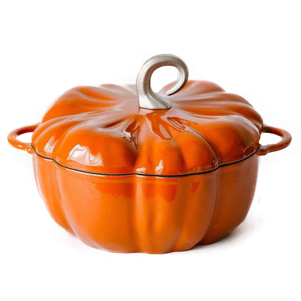 Cast Iron Pan - Enamelled Pumpkin