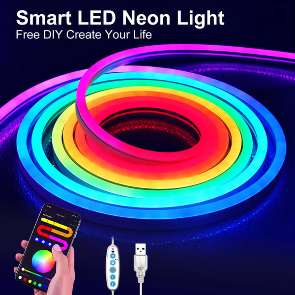 LED Strip Lights - Neon Music Sync