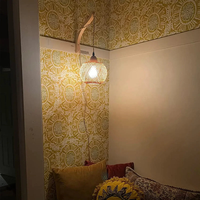 Wall Lamp - Bamboo Lantern