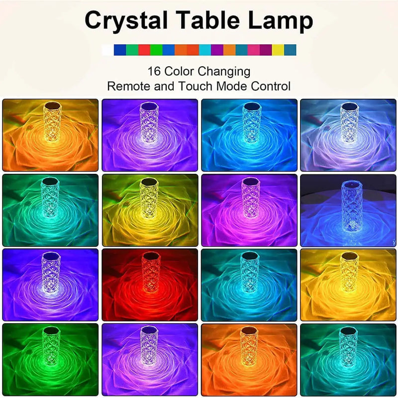 Touch Lamp - 16 Glow Colours